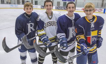 Eighth-graders get a shot at high school hockey