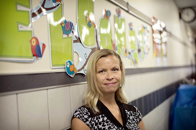 A veteran educator with a passion for teaching, Kelly Blake is All Saints Catholic School’s new principal. (JENNA TETER/The Texas Catholic)
