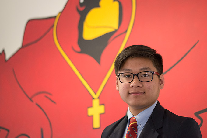 John Paul II High School graduate Khoa Nguyen amassed more than 850 hours of Christian service while he was enrolled as a student at the Plano school. (ZACHARY HARRIS/Special Contributor)