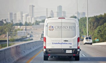 Cristo Rey Dallas treks to help counterparts in Houston