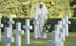 War brings only death, cruelty, pope says at U.S. military cemetery