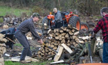 Indiana seminarians chop wood to help rural neighbors stay warm