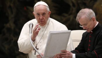 Pope says 'forces of evil' are at work in war on Ukraine