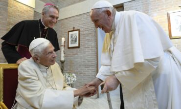 Pope Francis asks for prayers, says retired Pope Benedict is 'very sick'