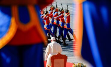 Pope begins Mongolia visit with talk of peace, respect for the Earth