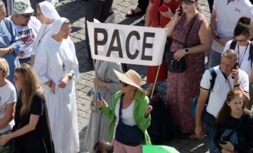 Saying terrorism, war solve nothing, pope prays for peace